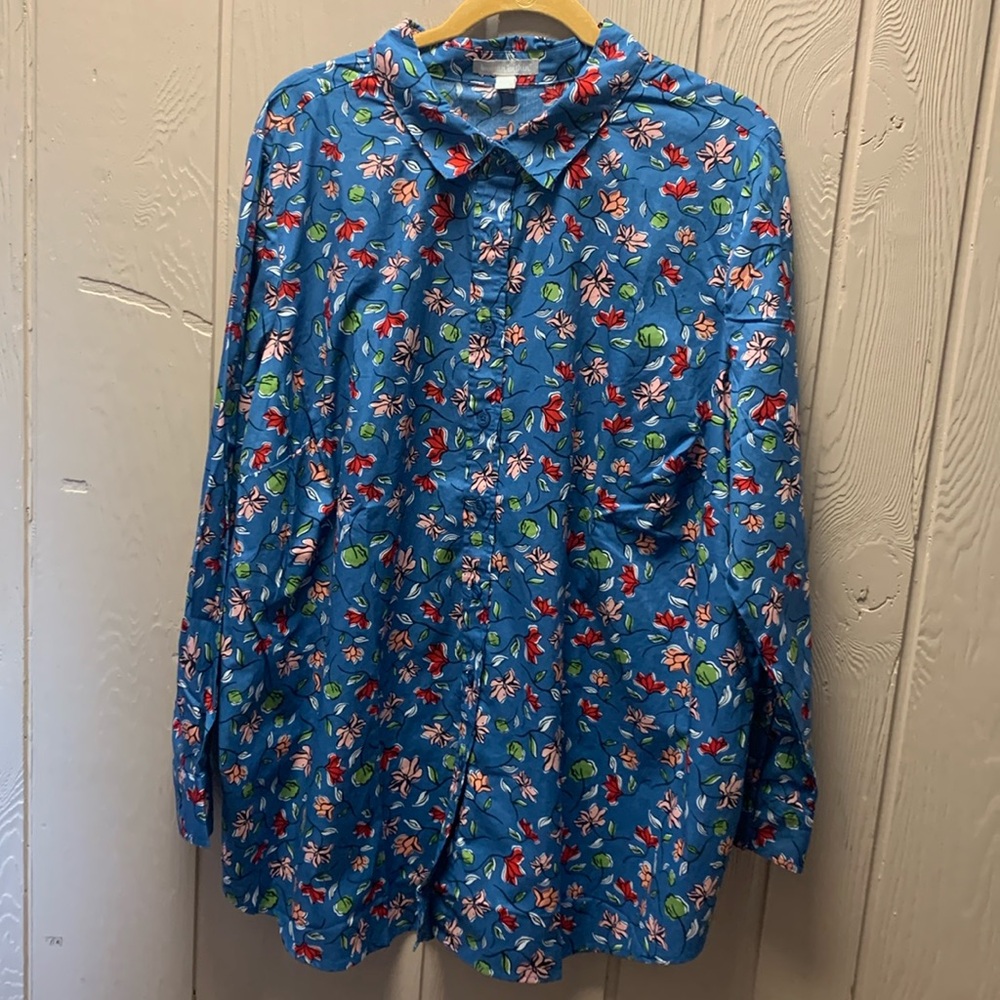 Woman Within long sleeve shirt. Size 1X 22/24